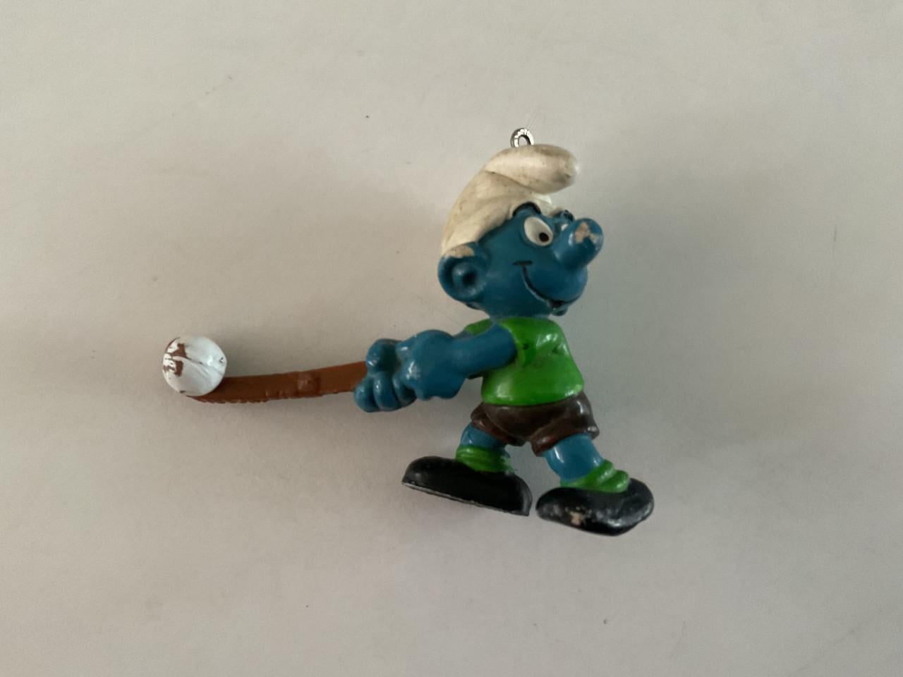 Verschillende Smurfen.    Merk: Schleich.  Peyo.    Rubber.   +/- 5 cm hoog