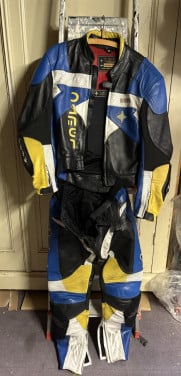 Leren heren motorpak