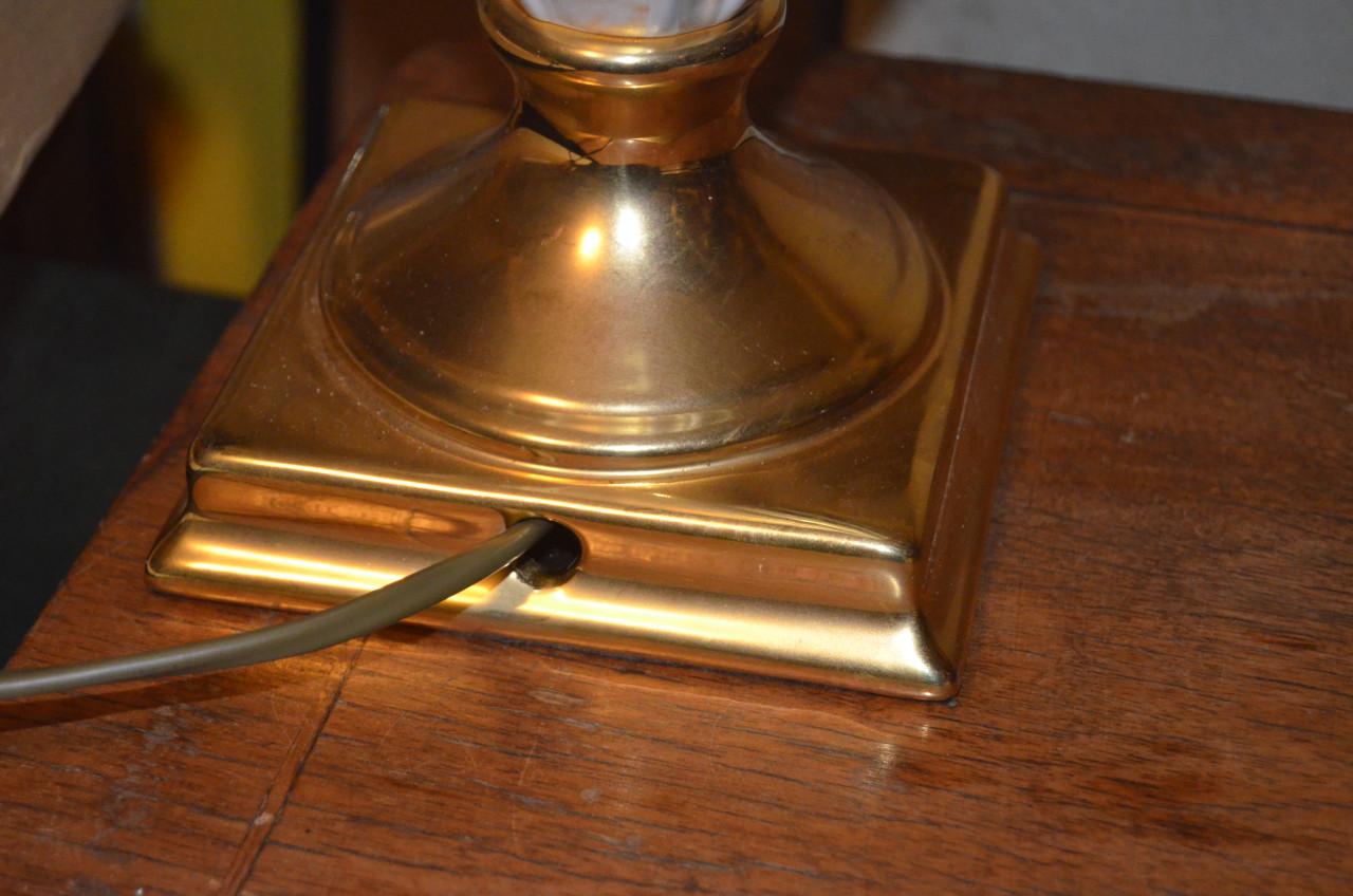 Mooie grote schemerlamp in prima staat!