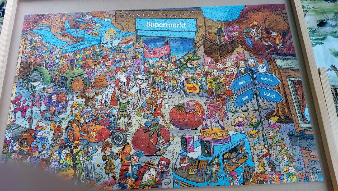 Leuke Sinterklaaspuzzel zgan (van de week voor de 1e keer gelegd)