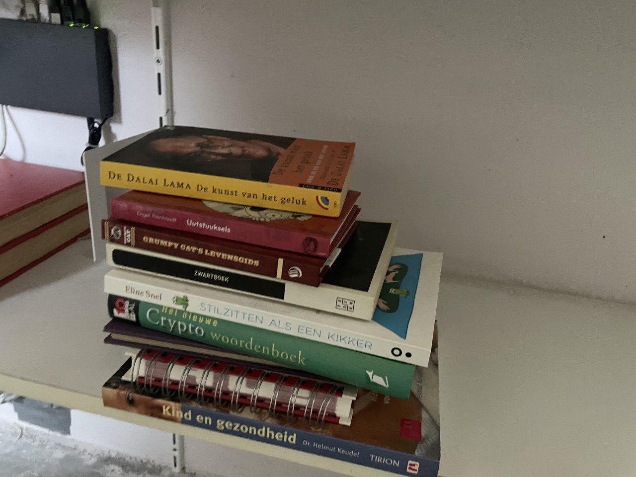8 dozen met Boeken 0,50 per stuk of alle dozen voor ….