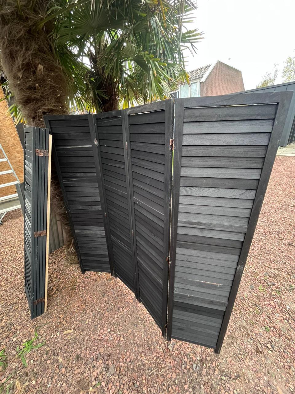 Kamerscherm /  louvre deurtjes