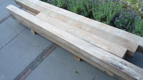 Teakhouten balken