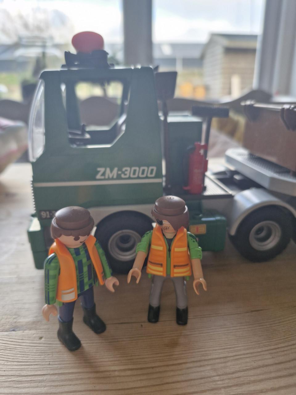 Playmobil dieplader met shovel (compleet, zonder doos)