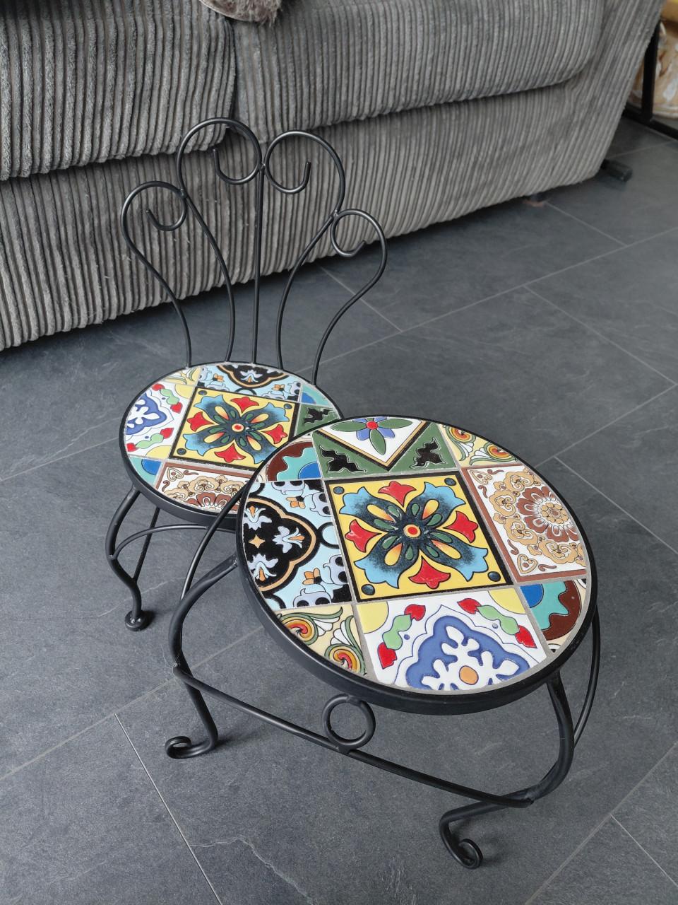 Planten tafeltje + stoeltje