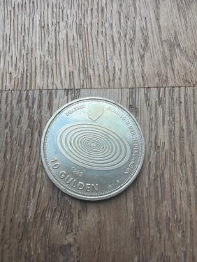 Nederlandse zilveren 10 gulden