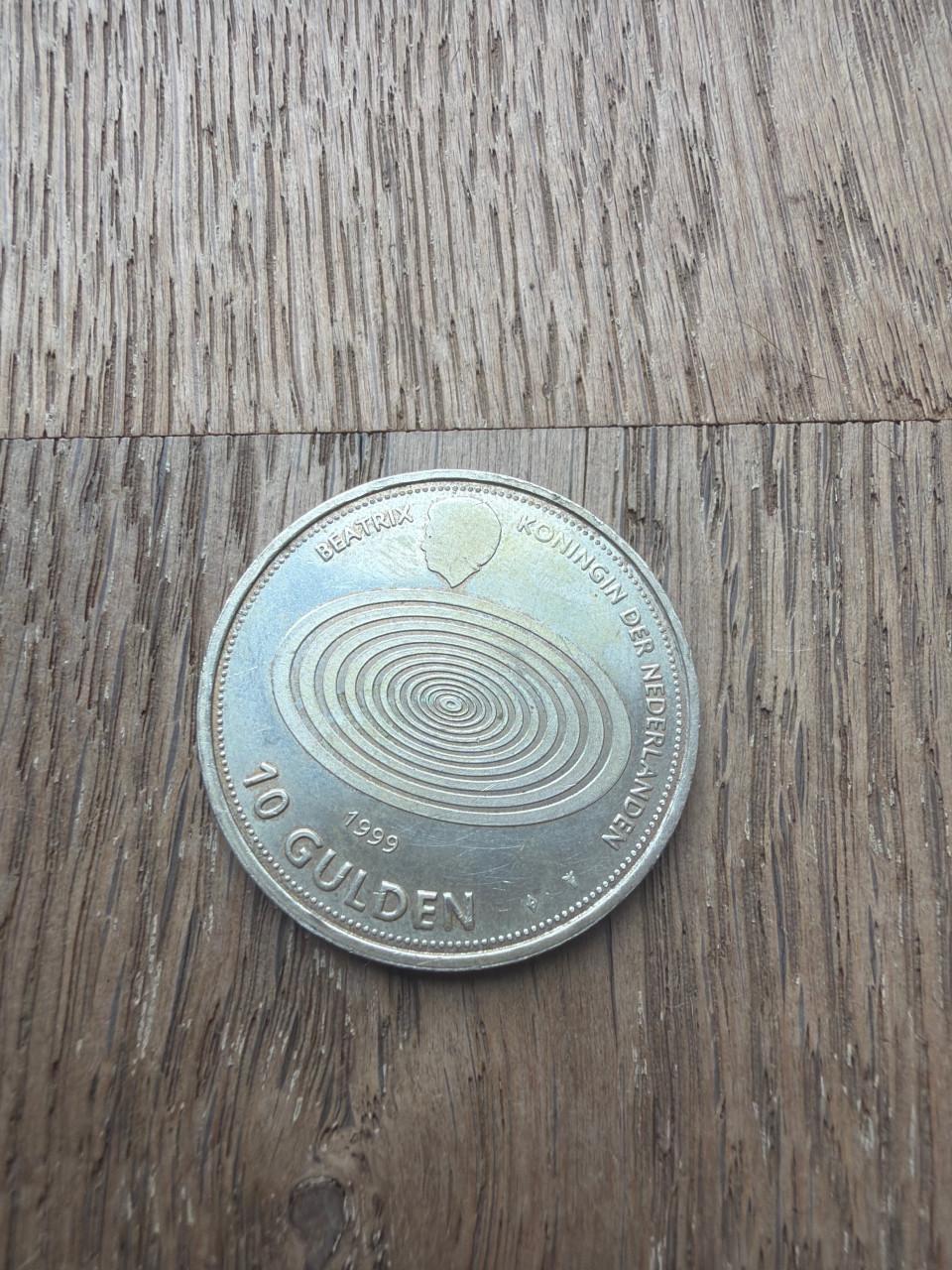 Nederlandse zilveren 10 gulden