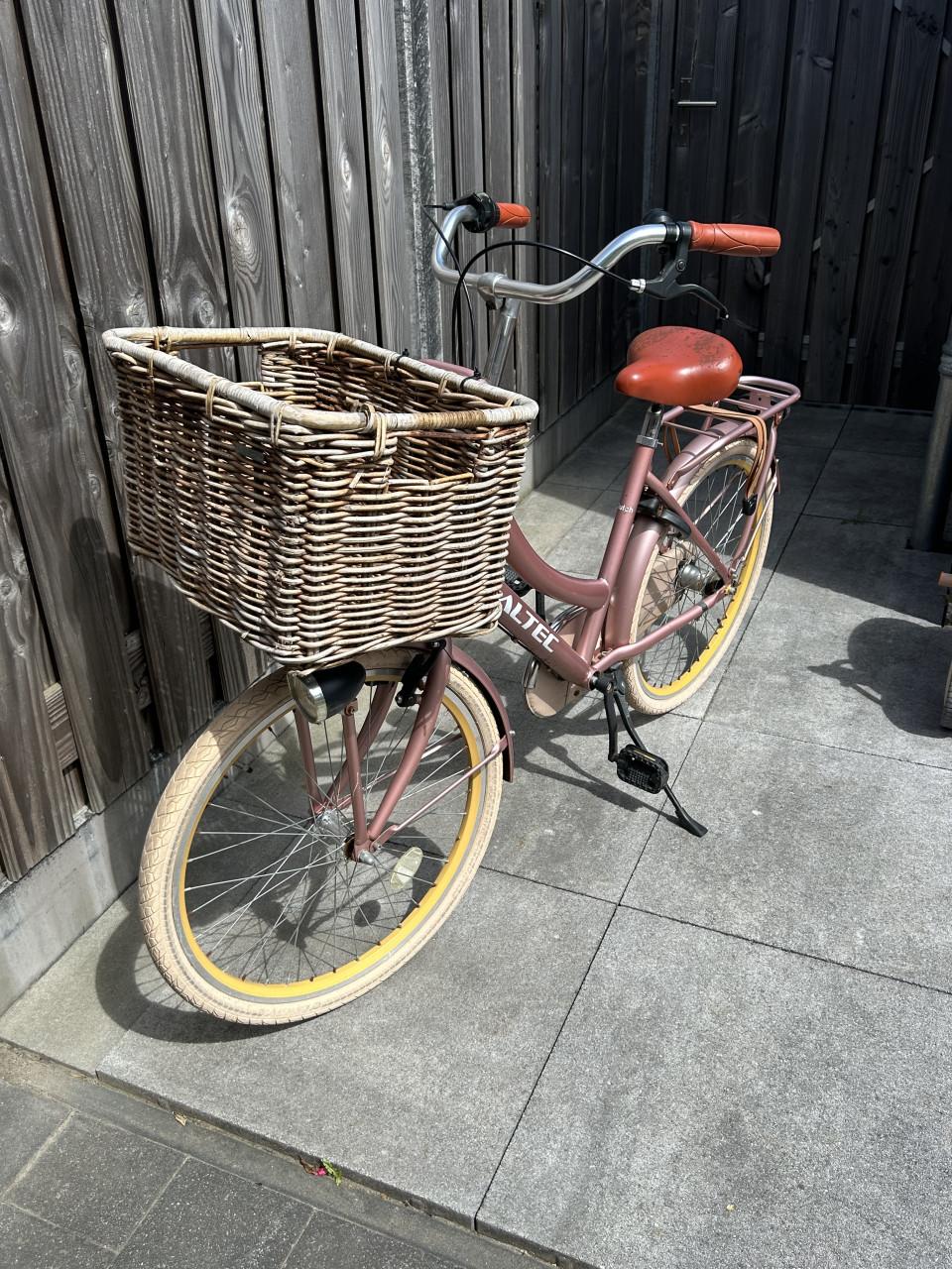 Roze meisjes fiets, 24 inch
