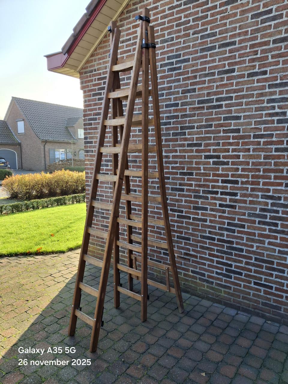 Houten ladder