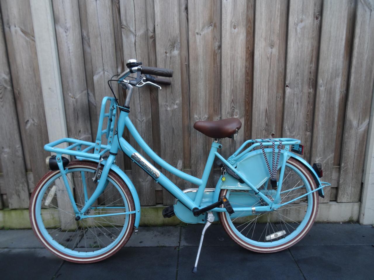 🚲 Popal Meisjes Transportfiets 22 inch | 3 Versnellingen