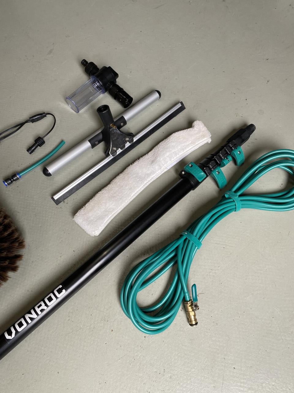 Wasborstelset met telescoop VONROC