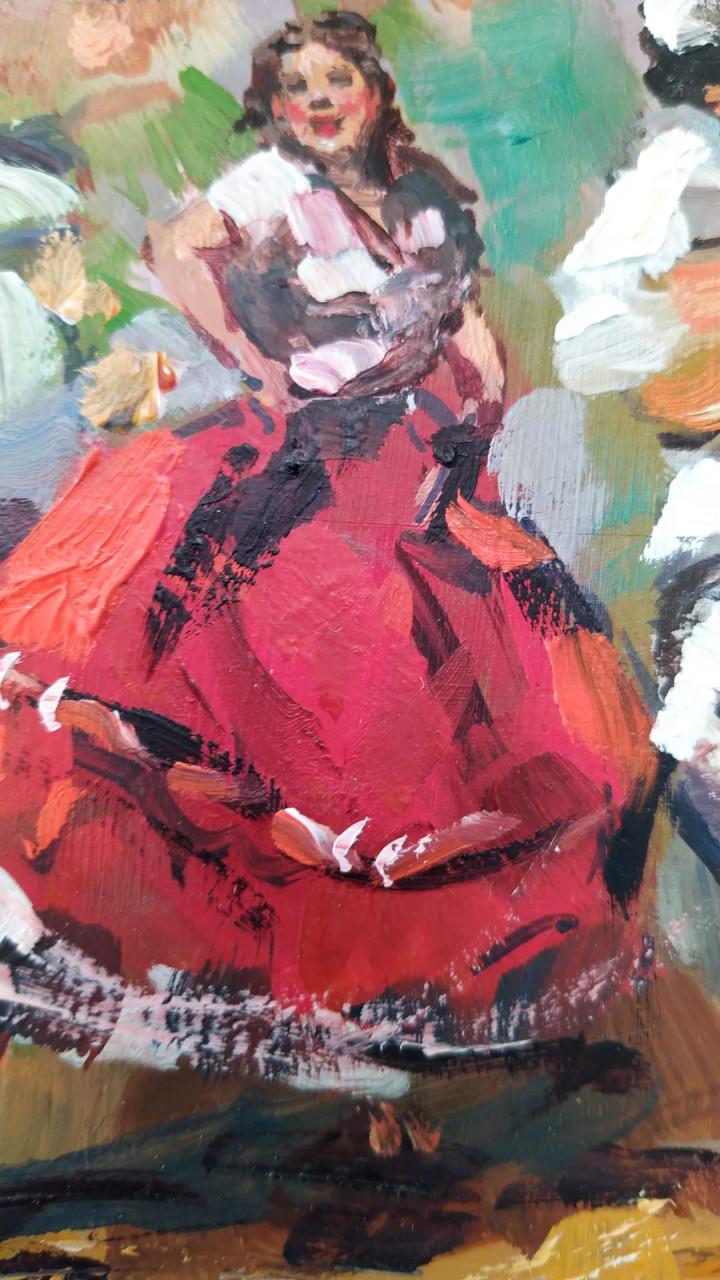 Schilderij muziek en dans