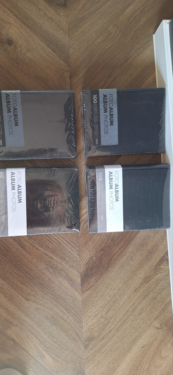 4 fotoboeken nieuw