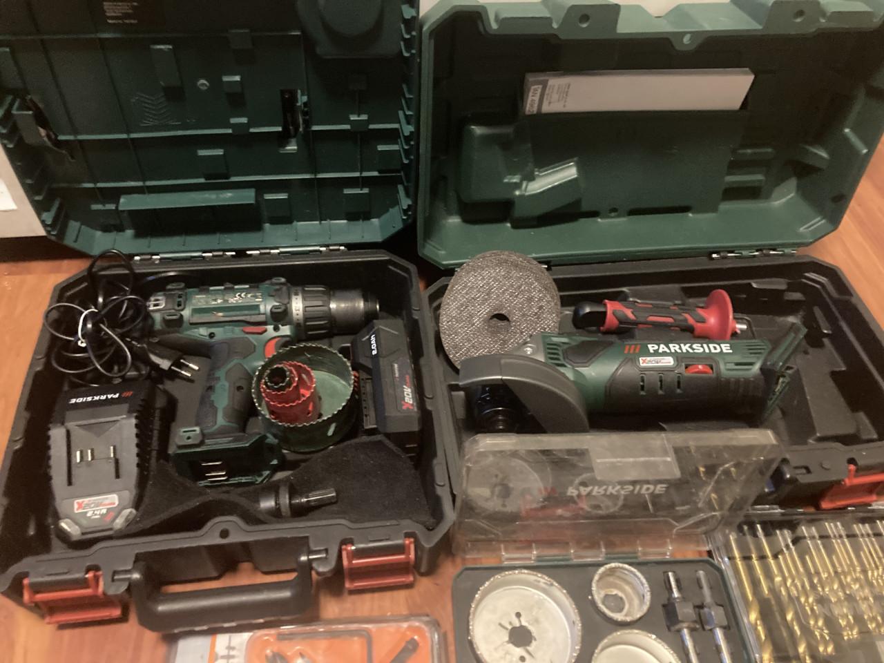 Parkside gereedschap boormachine slijp gatemboor