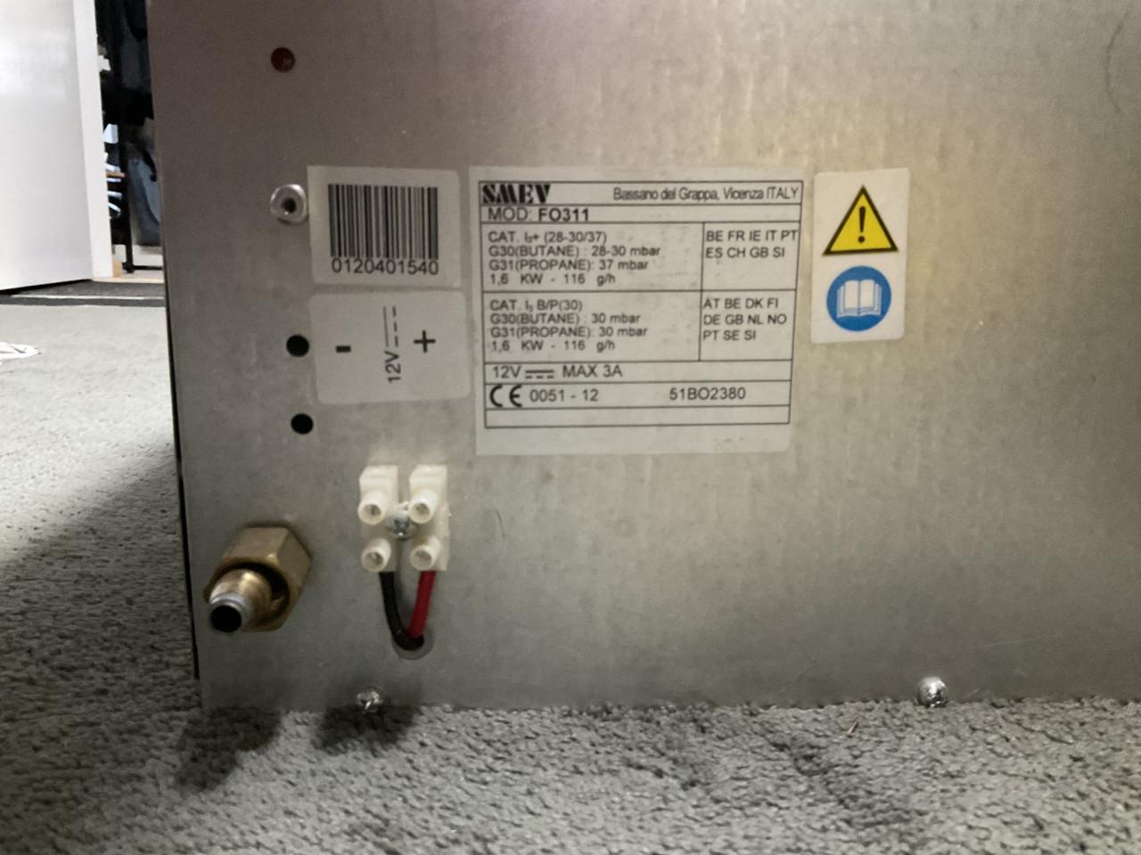 Smev gas Inbouw oven met grill