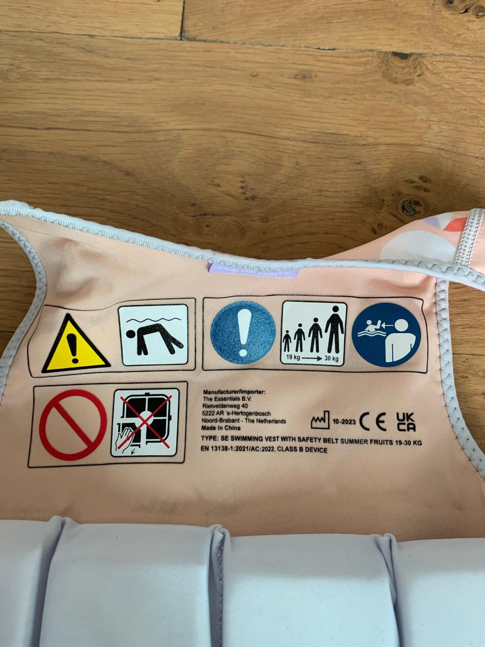 Zwemvest Swim Essentials 3 tot 6 jaar