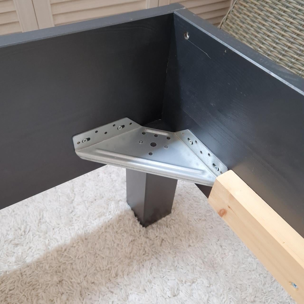 Te koop bedbak hout