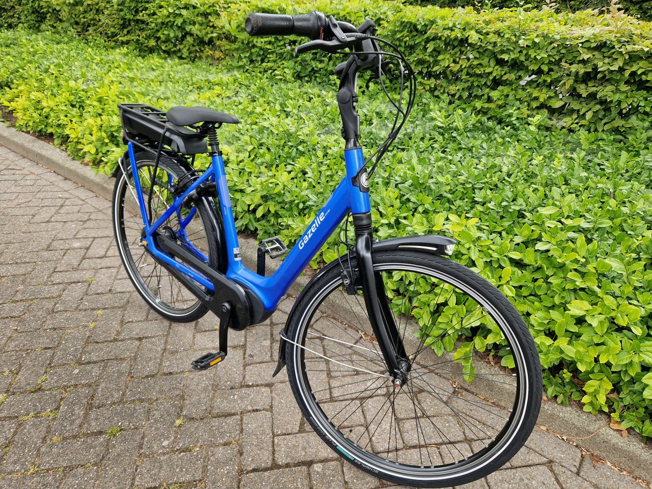 Schitterende Gazelle Orange met Bosch middenmotor