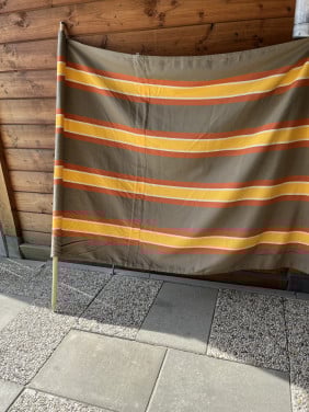 Windscherm z.g.a.n. 4 meter lang, 1.37 hoog