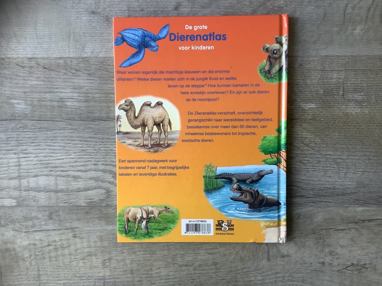 Boek, de grote dierenatlas voor kinderen