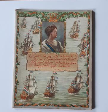 Koningin Wilhelmina schrift 1938 ivm 40 jubileum