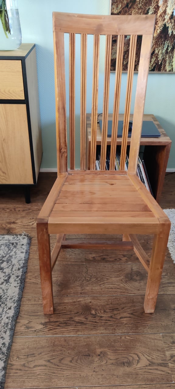 Hard houten woonkamer stoelen