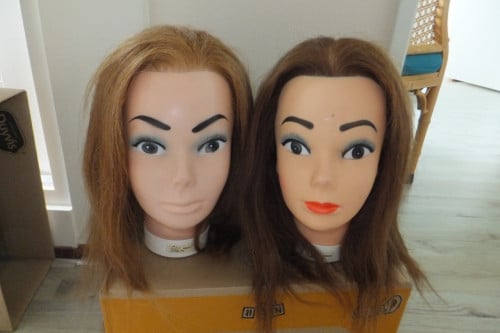 2 poppen met lang haar