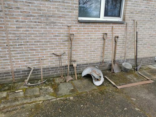 Antieke landbouw werktuigen