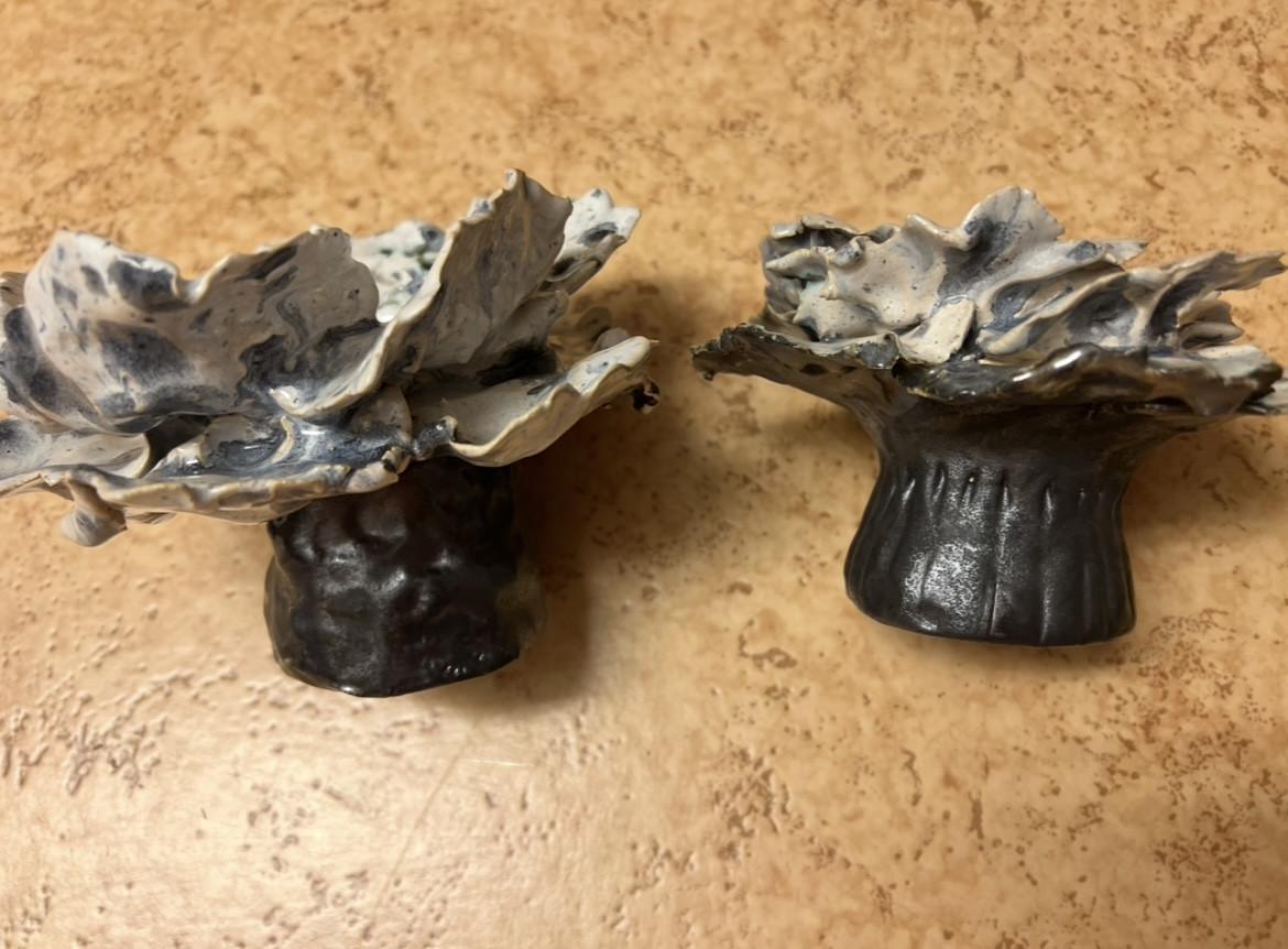 Geboetseerde bloemen