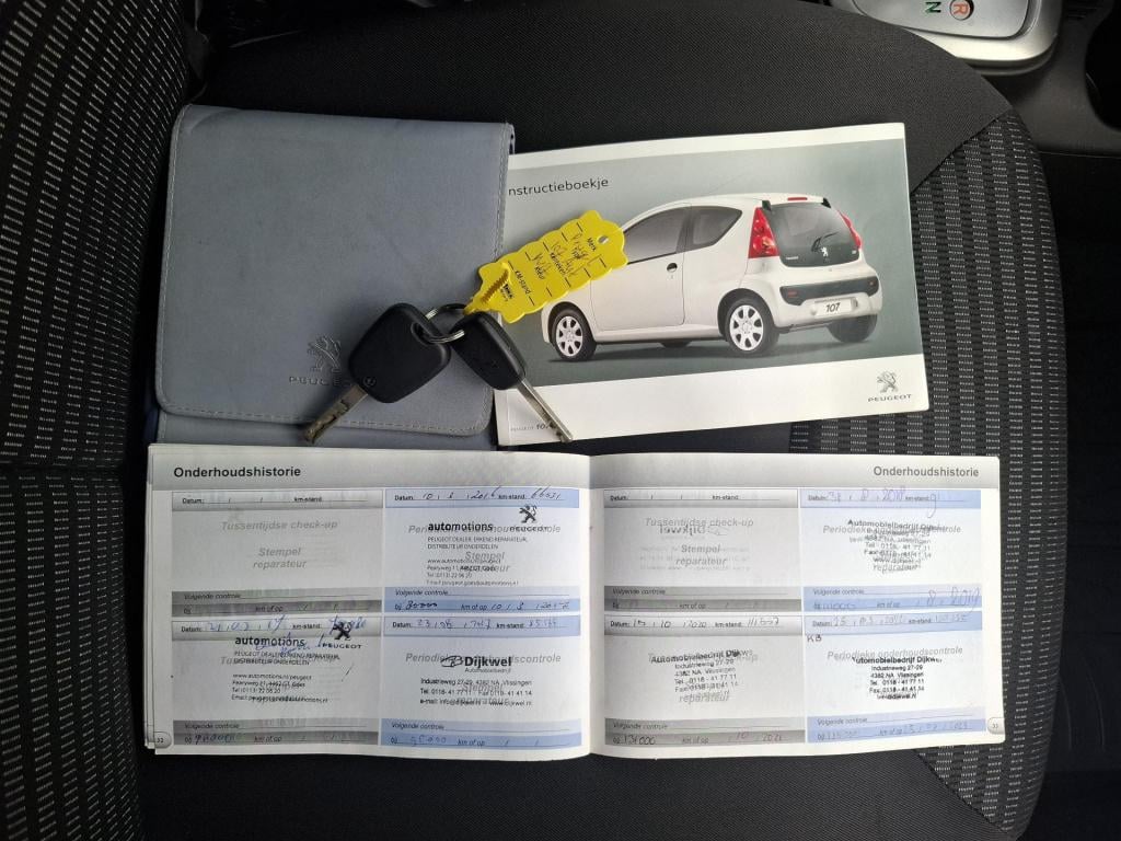 Peugeot 107 1.0i 12v active premium automaat 5-drs