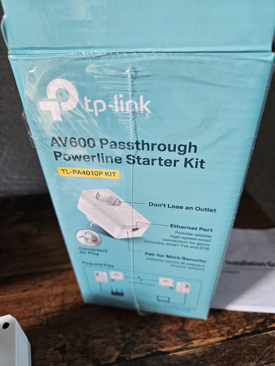 Zgan TP-Link AV600 Powerline Starter Kit TL-PA4010P