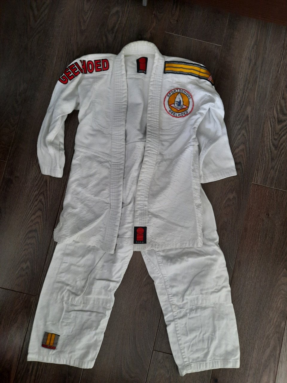 Judopak geelhoed