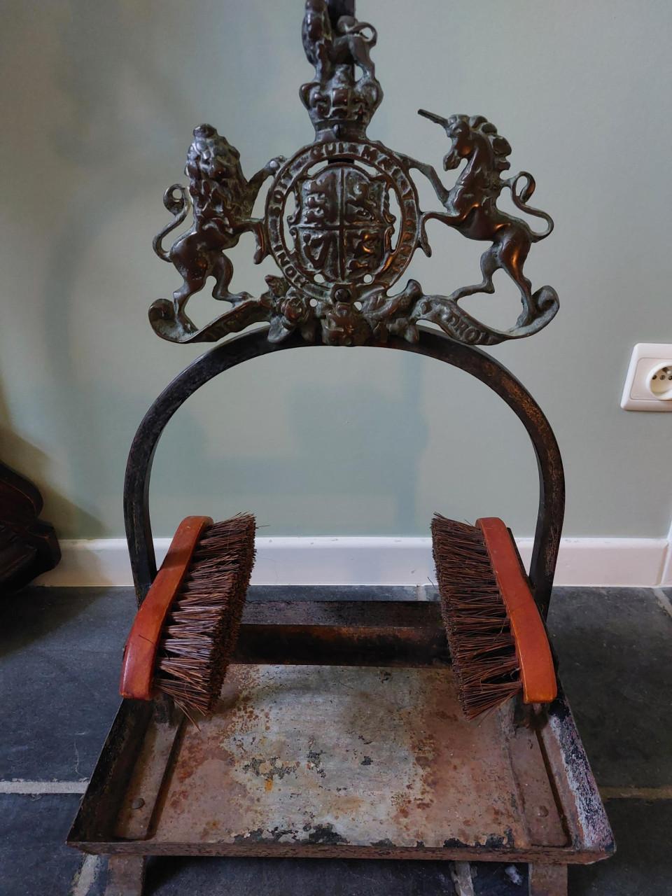 Antieke Engelse schoenenveger