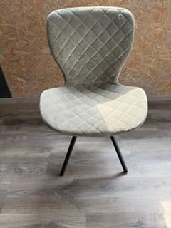 Set 6 Design stoelen | Stijlvol Ruitpatroon
