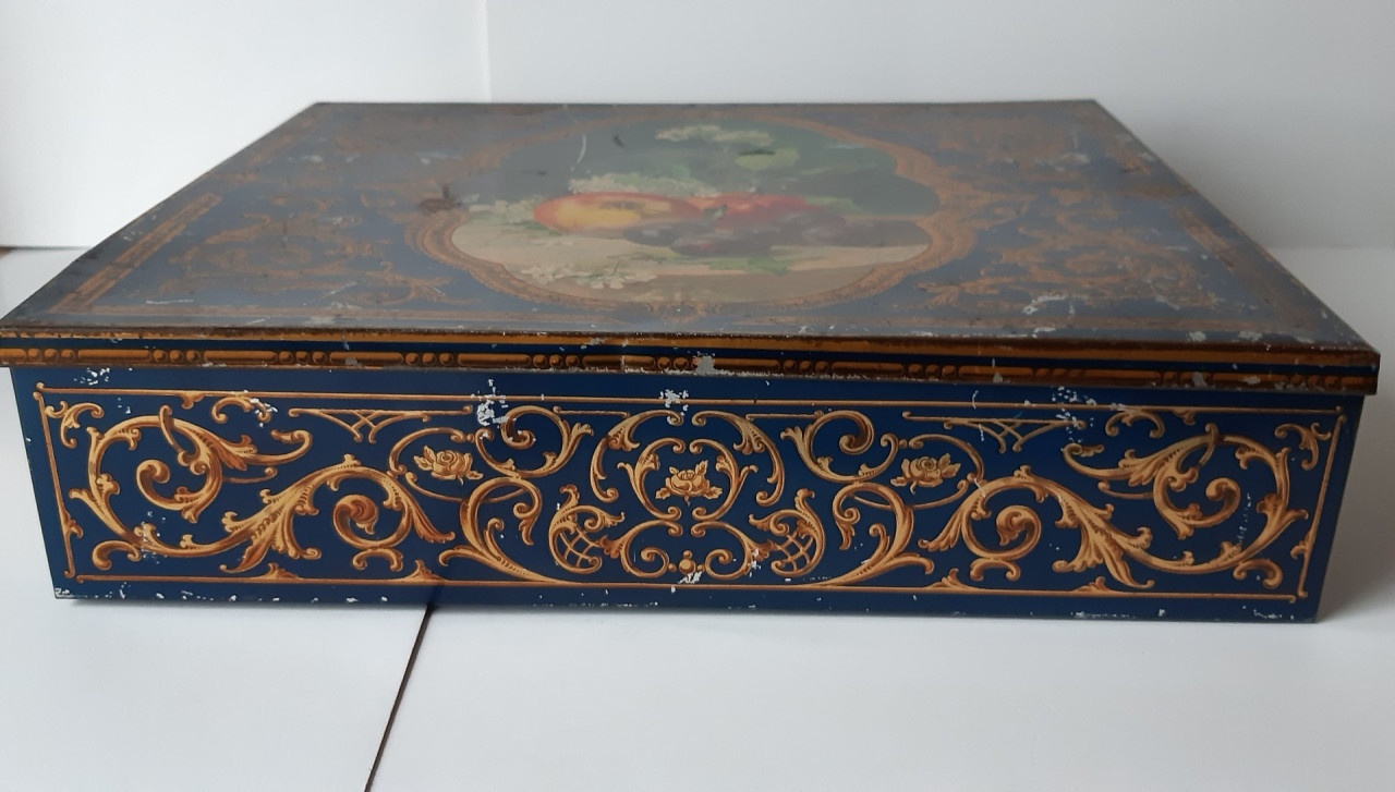 Blik van Melle fruit decor, Breskens