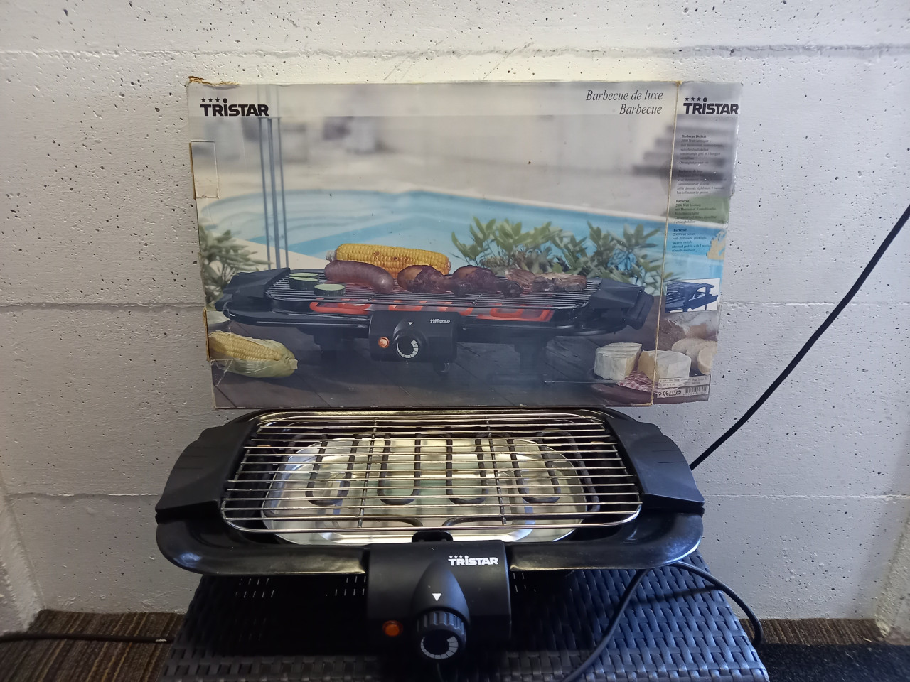 Barbecue tristar, tafelmodel zo goed als nieuw