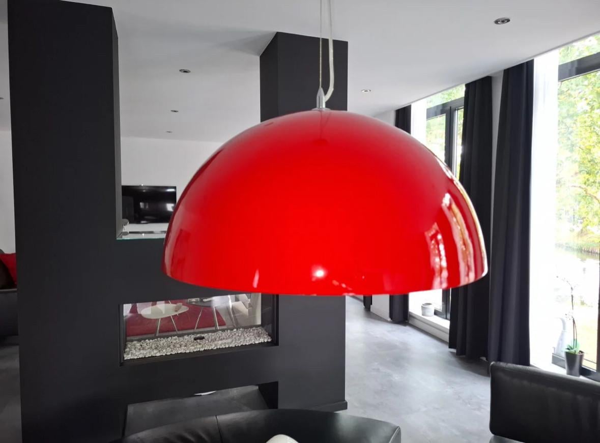 Rode design hanglamp