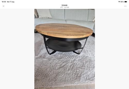 Salontafel en bijzettafeltje