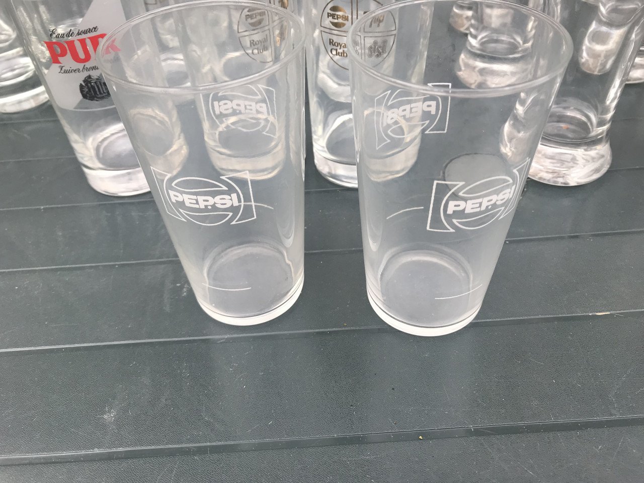 Glazen,bier,limonade,diverse merken