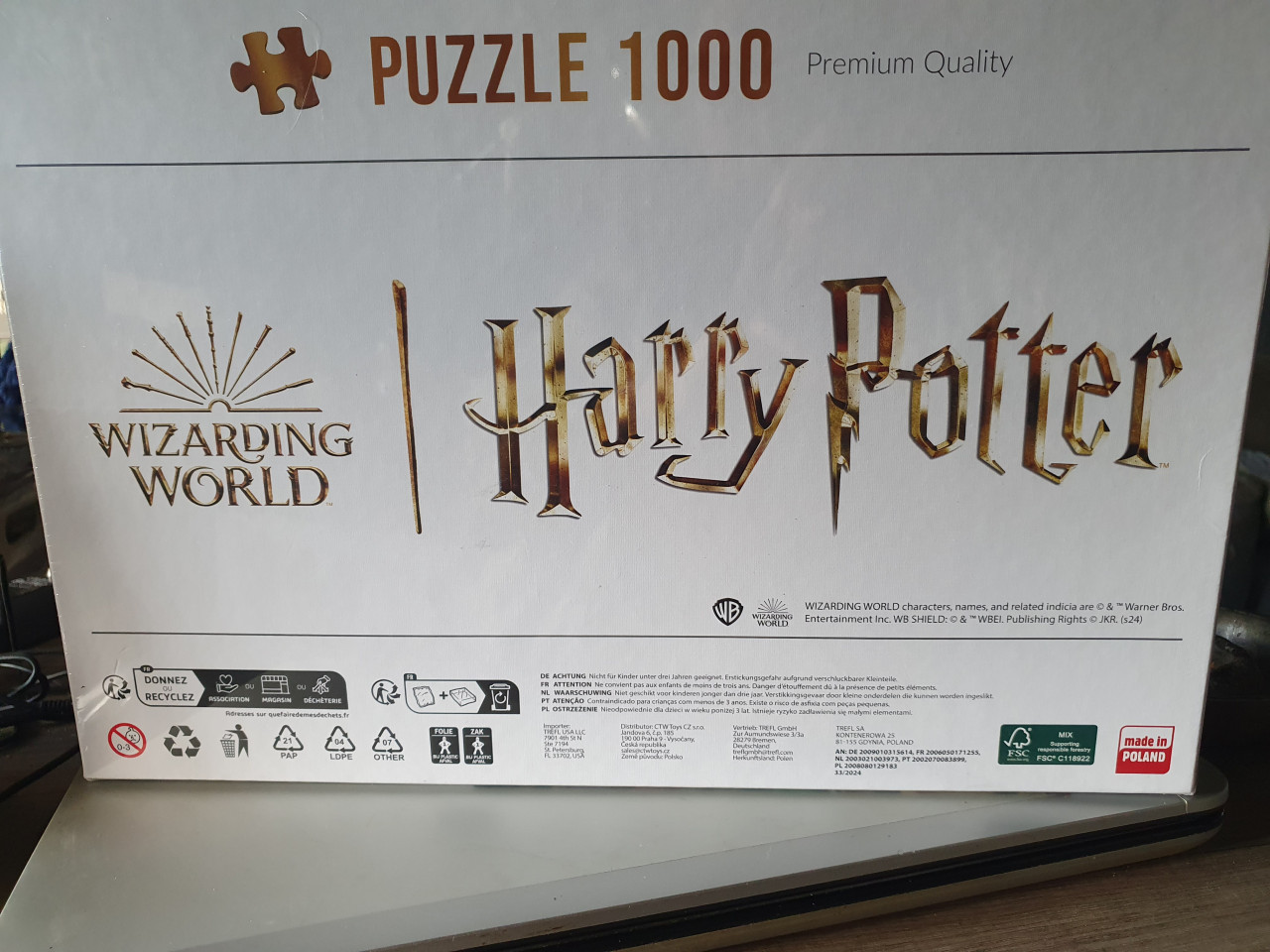 Prachtig nog nieuw legpuzzel Harry Potter, in ongeopende doos...