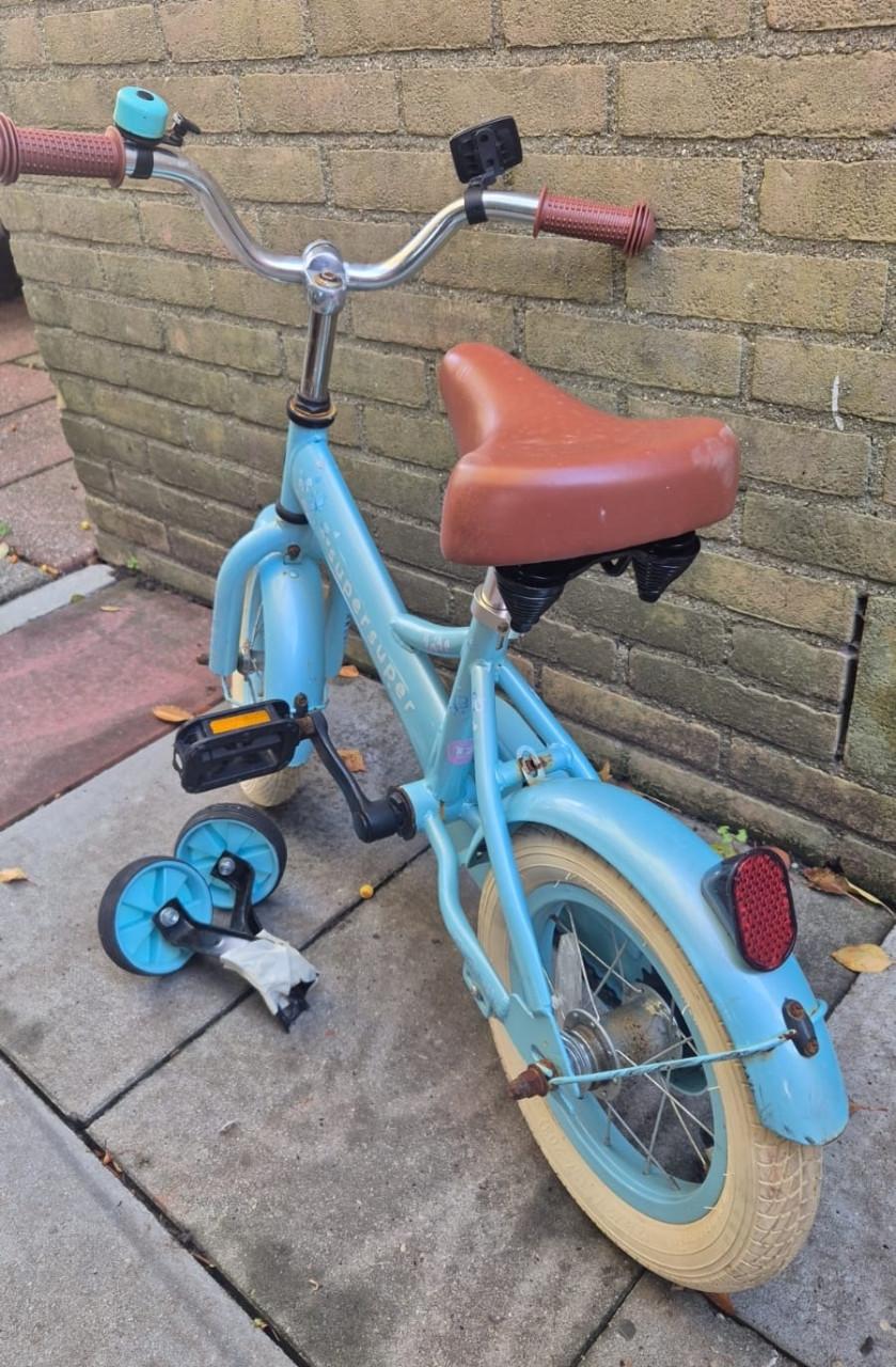 Globber step en fietsje 12 inch