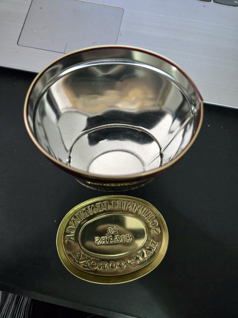 Vintage Schimmelpenninck Half Corona sigarenblik Leeg