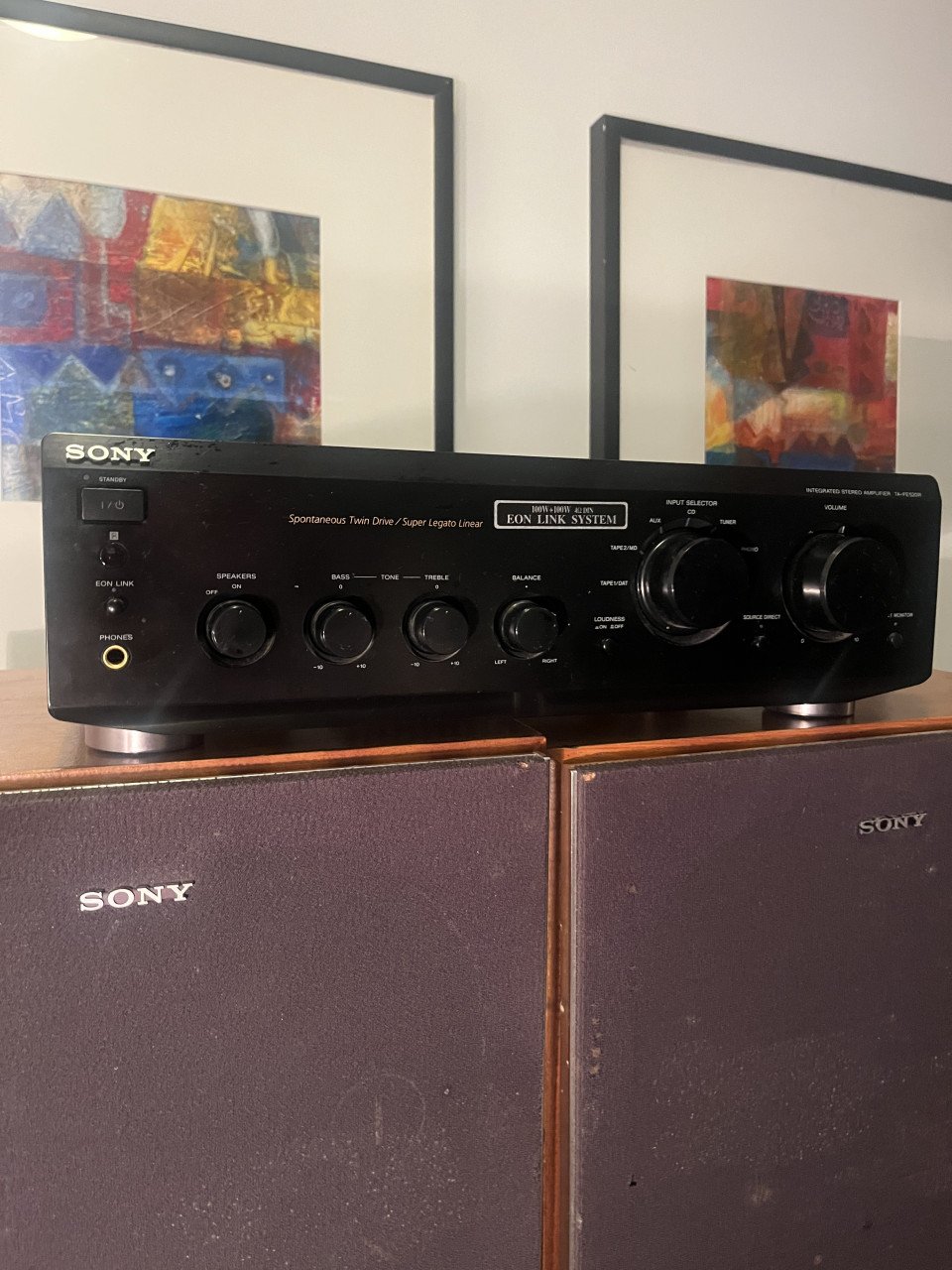 Sony Speakers + gratis versterker