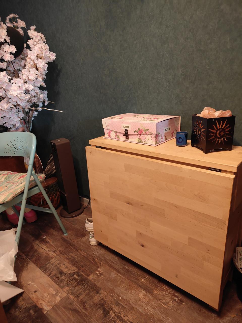 Inklapbare eettafel