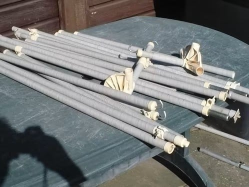 Glasfiber voortentstokken  ISABELLA  igst. G14
