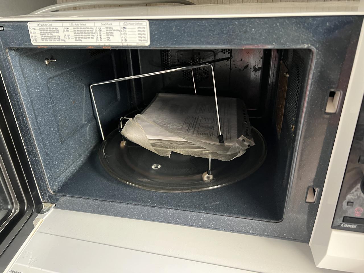 Combi magnetron met hetelucht oven Grill met handleiding
