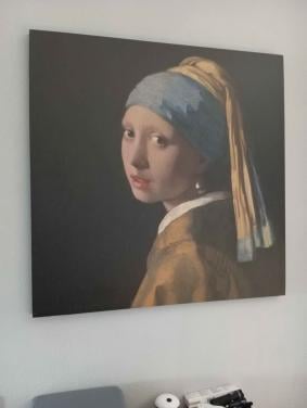 Canvas- meisje met de parel