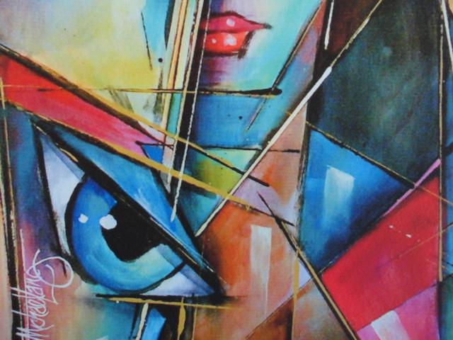 " Faces " Prachtige Giclee van Michael Lang