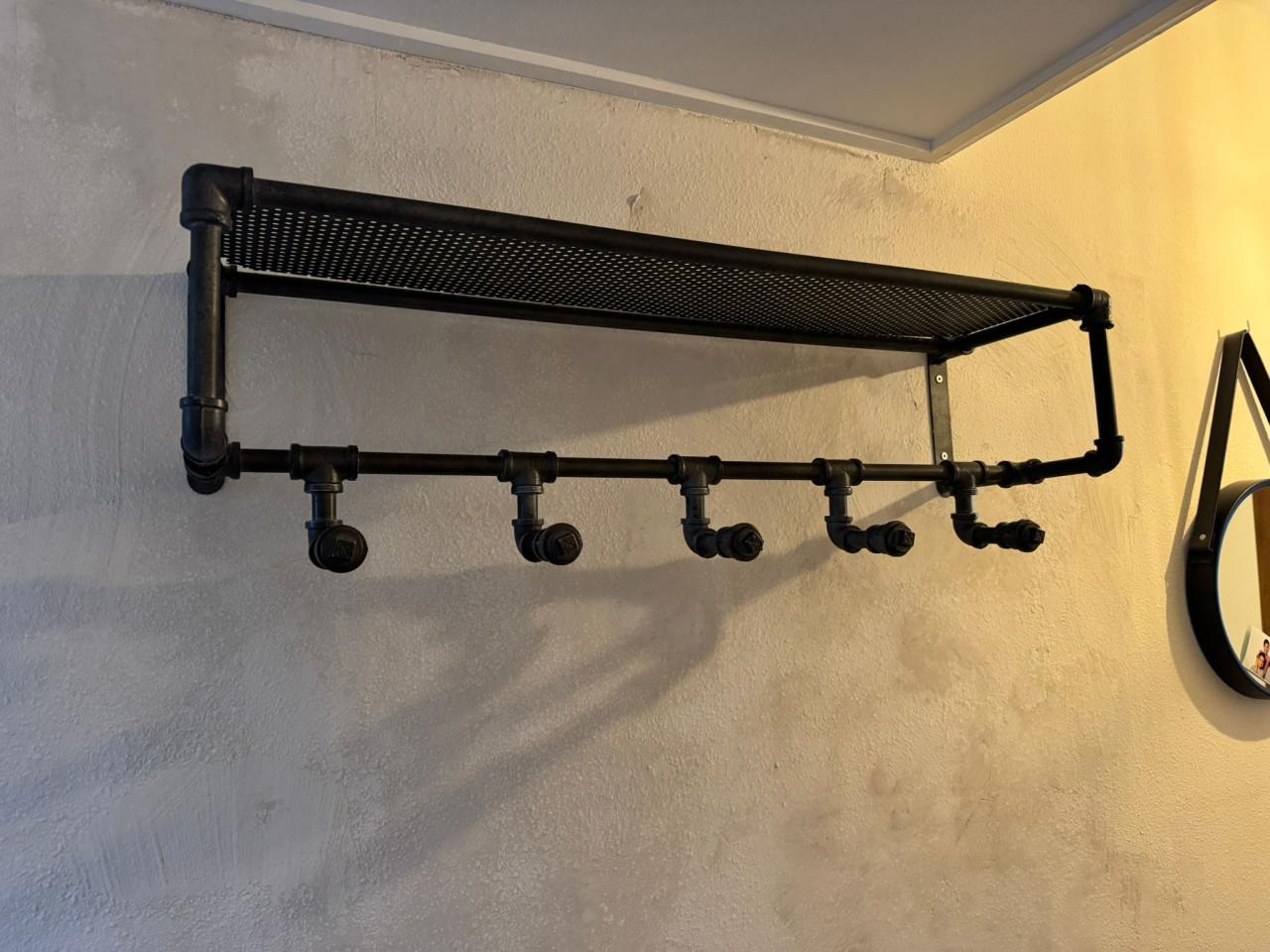 Industriële Wandkapstok - 34,5x10x9,5 cm