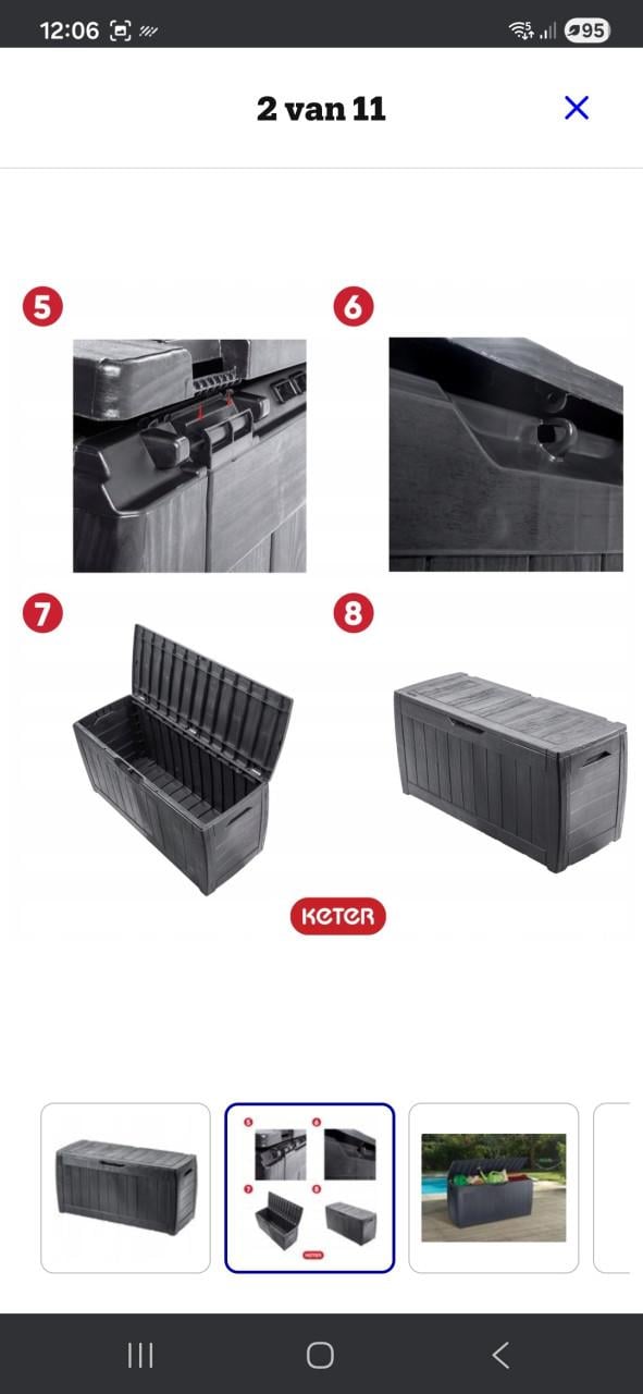 Tuinbox / Kussenbox